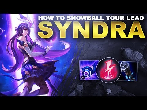 HOW TO SNOWBALL YOUR LEAD IN SOLOQ! SYNDRA! | League of Legends