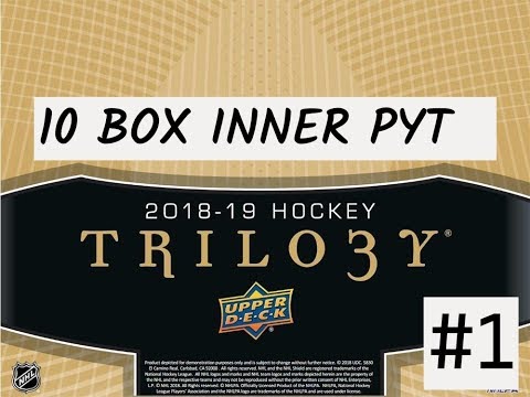 2018/19 UD TRILOGY 10 BOX INNER CASE #1
