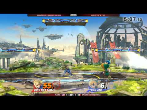 GENESIS 3 - Marss (ZSS) vs SmashFactor|Hyuga (Toon Link) - Wii U Singles Top32 LR4