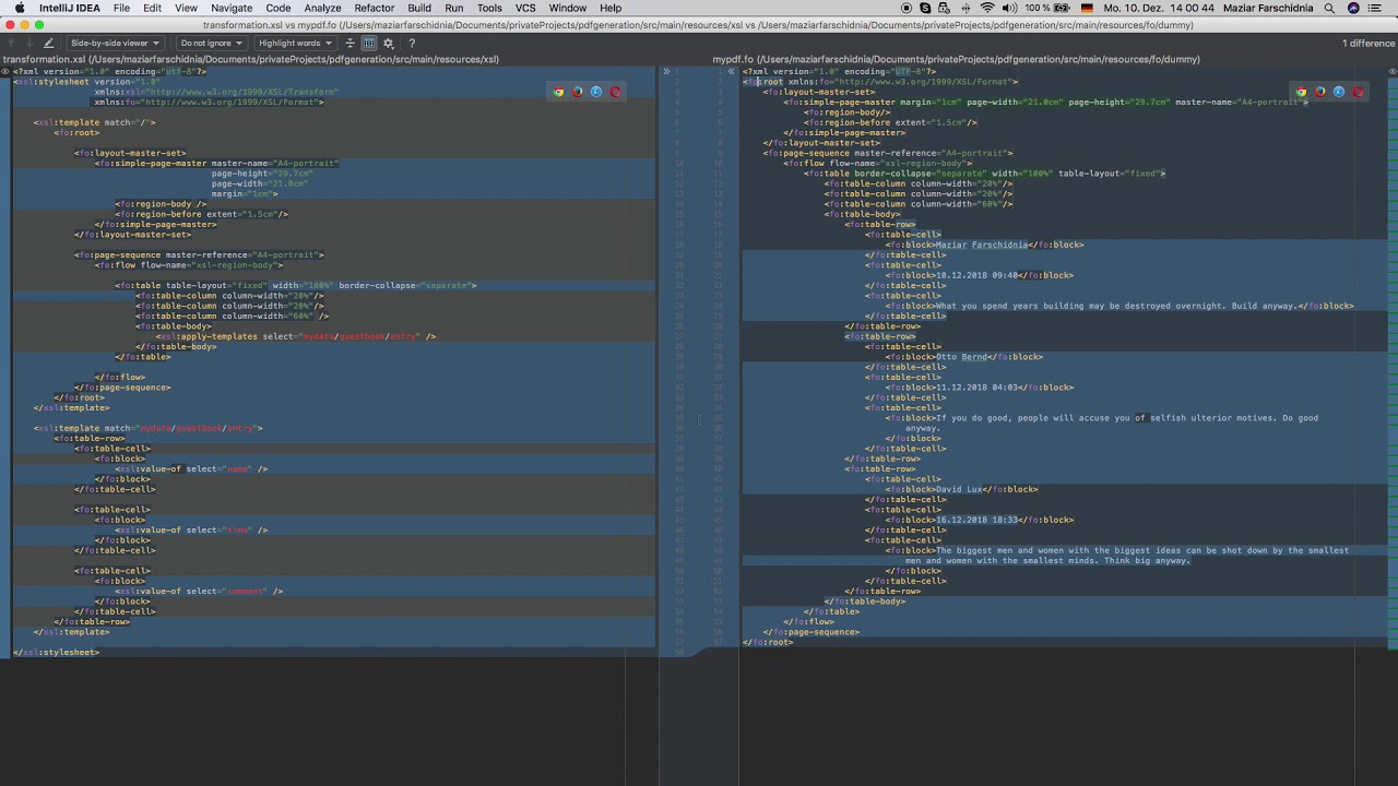 XSLT XSL-TRANSFORMATION - XML FO PDF JAVA APACHE FOP XMLGRAPHICS