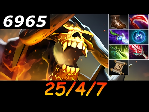 Dota 2 Clinkz 6965 MMR 25/4/7 (Kills/Deaths/Assists) Ranked Full Gameplay