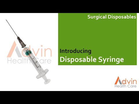 Hitech disposable medical syringes, box