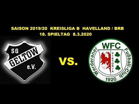 Saison 2019/20 Kreisliga-B Havelland-BRB 18.Spieltag SG Geltow vs. Werderaner FC II (8.3.2020)