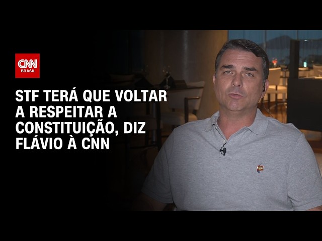 Flávio Bolsonaro: STF terá que voltar a respeitar a Constituição | CNN 360°