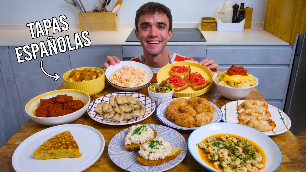 Hago 12 tapas españolas clásicas