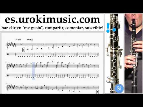 Tutorial de Clarinete Prince Royce - Darte un Beso Parte#1 um-927
