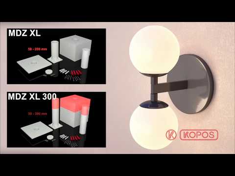 Elektroinstallationsdose in wärmegedämmte Fassaden, MDZ m. Montageplatte 238x238