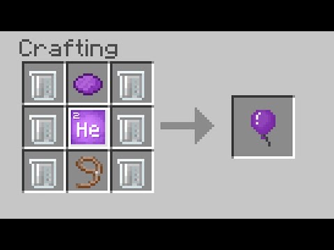 Make balloons in Minecraft easily and without mods.  #Shorts