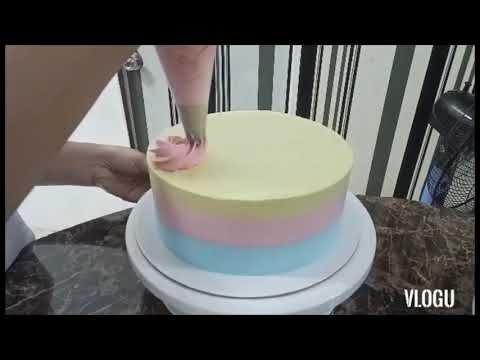 Pastel Color Cake Design | Maria's Home Recipe