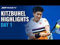 Nishikori Makes Return; Pella, Kecmanovic Advance | Kitzbuhel 2020 Highlights Day 1