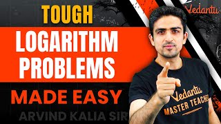 Tough Logarithm Questions Made Easy | Class 11 Maths | JEE 2024 | Arvind Kalia Sir | Vedantu JEE