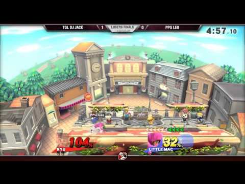 VS Weekly 4/14/16 - Losers Finals - DJ Jack (Ryu) vs. Leo (LittleMac) - Smash 4
