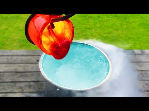 Magma Vs Liquid Nitrogen!