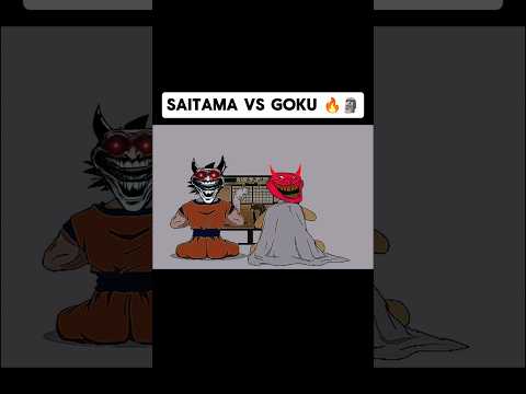 Saitama vs goku 🔥💀 || Everyone is shocked 😳 saitama & goku is rock 🗿 #shorts #anime #goku #saitama