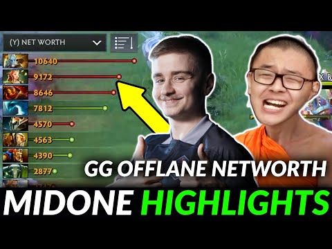 MIDONE OFFLANE NETWORTH = GG - NEW OG vs SNG GAME 2