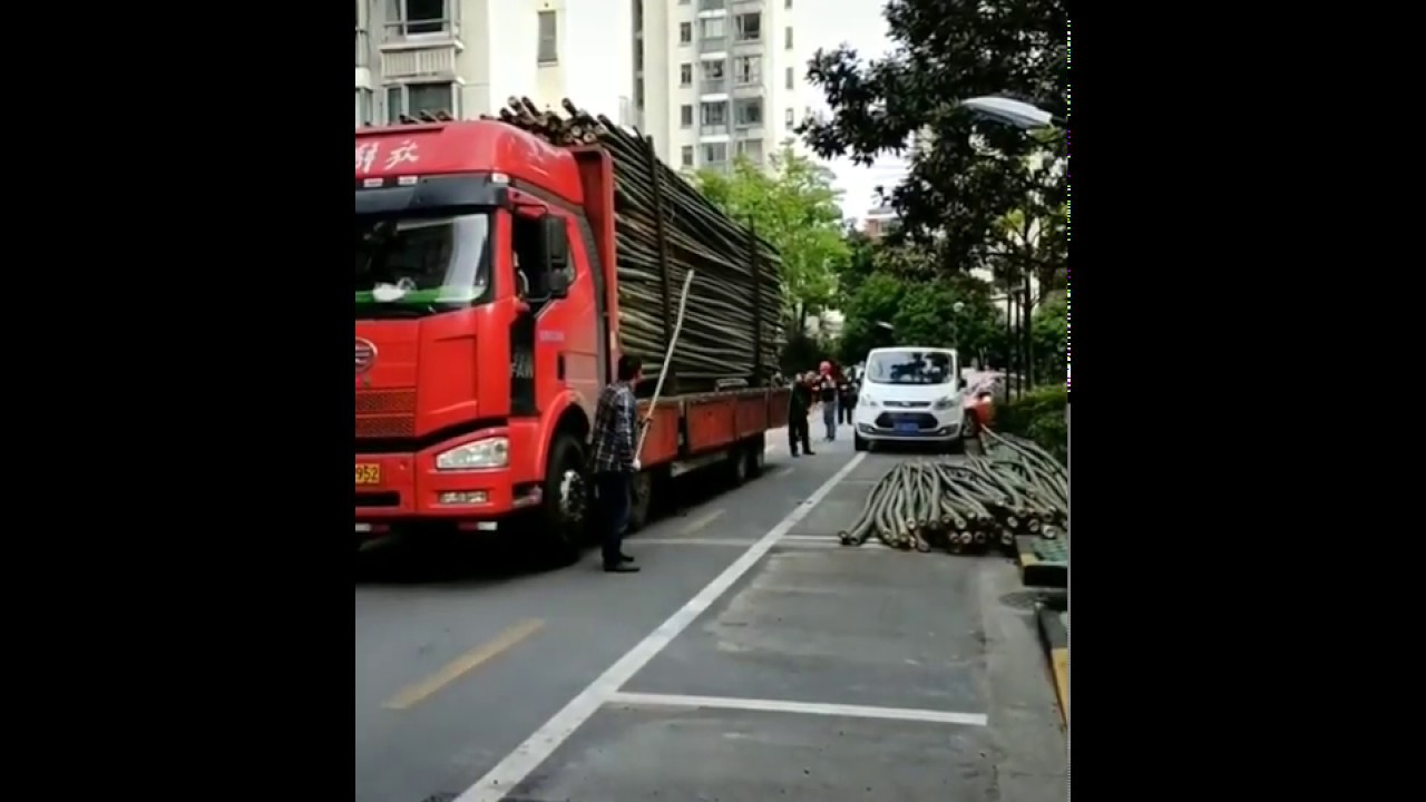 Разгрузка бамбука 89 lvl