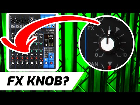 What Does FX Knob Do? | Audio Mixer FX Send Setup