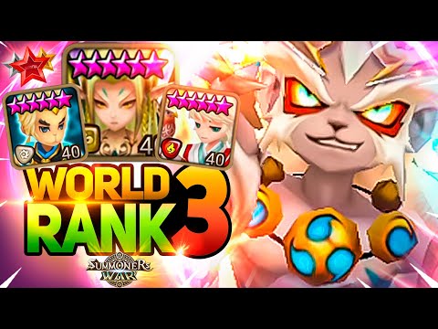 WORLD RANK 3 Destroys Guardian Players in Summoners War