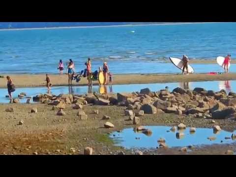 # 459 Zycie w Kanadzie -- Na plazy w White Rock , upaly, powyzej 30 stopni