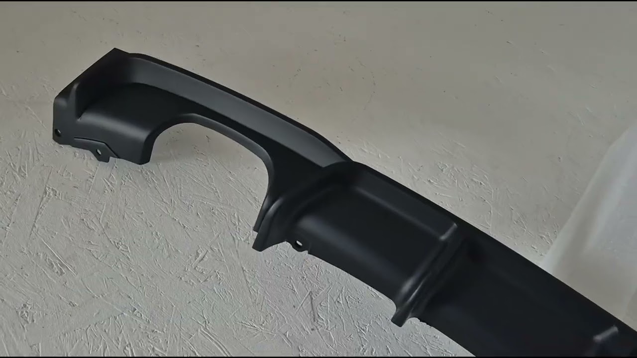BMW serija 3 F30/F31 2012–2019 Difuzor zadnjega odbijača za enostranski dvojni izpuh V2 (za M-Sport, ABS) Video 1