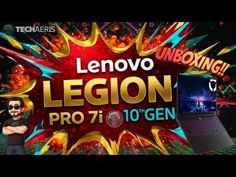 Lenovo Legion Pro 7i Gen 10 RTX 5080 Unboxing And Overview