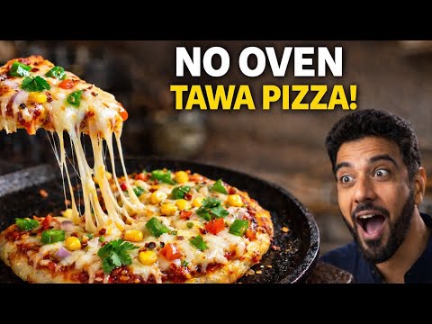 Easy Tawa Pizza | तवा पिज्जा रेसिपी | Pizza at home without oven without yeast | Chef Ranveer Brar