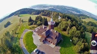 preview picture of video 'Paragliding - Pevnost Dobrošov a Jiráskova chata KČT [GoPro HD]'