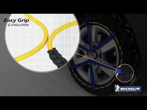 MICHELIN Easy Grip Evolution Chaînes Neige Composite EVO 18 – Montage Facile, Motricité Optimale