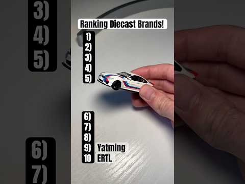 I rank my top 10 favorite 1/64 scale diecast brands #diecastcollector #diecastcars #vintagetoys #car