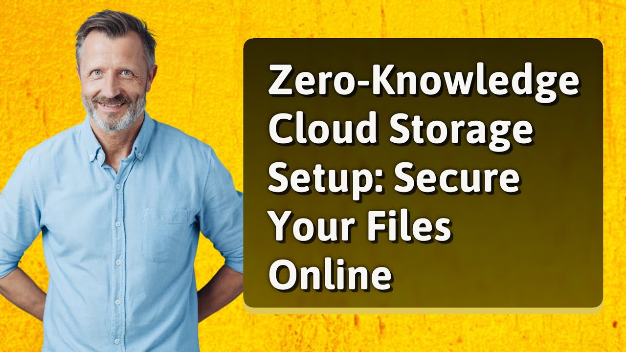 Zero-Knowledge Cloud Storage Setup: Secure Your Files Online