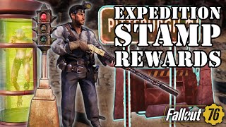 ALL EXPEDITION / STAMPS Rewards & Cost - Fallout 76