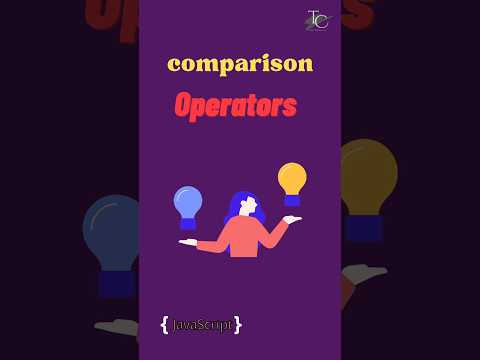 Comparison Operator In Javascript Operators In Javascript Javascript Tutorial In 1 Minutes