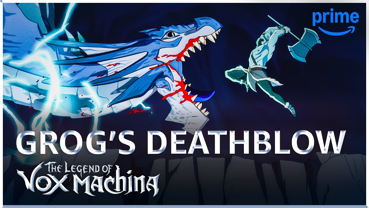 Vox Machina Fights The Blue Dragon | The Legend of Vox Machina | Clip | Prime Video
