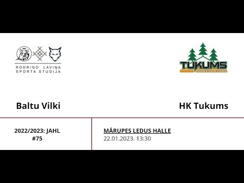 2022/2023: JAHL Baltu Vilki  - HK Tukums  / 22.01.2023.