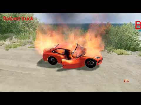 Cars vs Portal Trap With Slide Color - BeamNG Drive_R4🔥