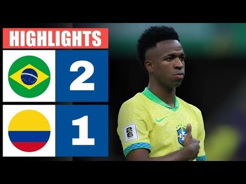 Brazil vs Colombia 2-1 Highlights & All Goals 2025 HD