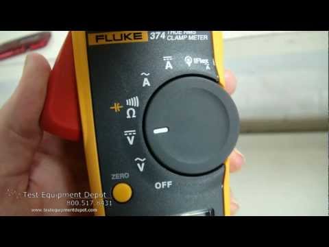 FLUKE-374 True-RMS AC And DC Clamp Meter