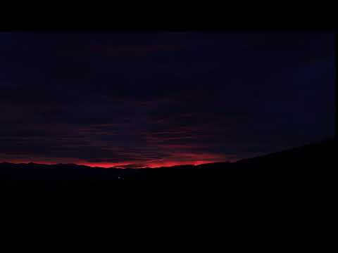 Sonnenuntergang in St. Margarethen bei Knittelfeld 22.02.2020