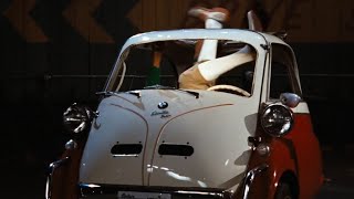 Steve and Myra making out in the Isetta (Family Matters)