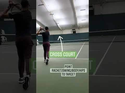 Cross Court v Down The Line: How To, Pros & Cons #tennis #tennistips #tennislessons #tennisdrills