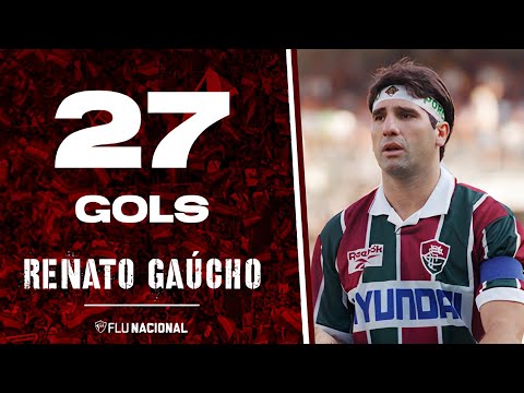 RENATO GAÚCHO | All 27 goals scored while wearing the Fluminense FC jersey