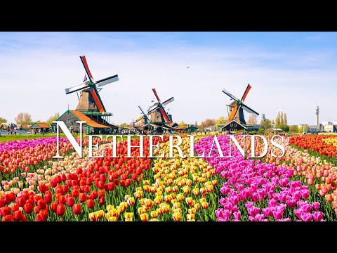 Netherlands 4K - Scenic Relaxation Film with Calming Music, Relaxing Music for Studying