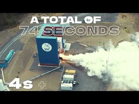 Rocket Factory Augsburg: 74 seconds hot fire test - Helix engine