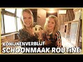 KONiJNENVERBLiJF SCHOONMAAK ROUTiNE ? ? | Bellinga Vlog #2585