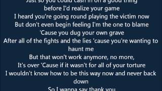 Glee - Fighter - Lyrics