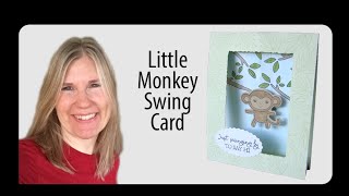 Little Monkey Swing Card