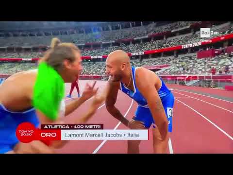 Atletica Maschile Finale 100 m Tokyo 2020 - MARCELL JACOBS ORO 9.80