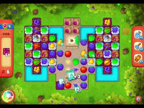 GardenScapes Level 3120 no boosters (12 moves)