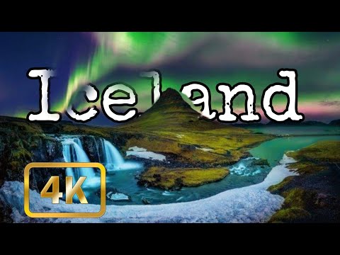 FLYING OVER ICELAND 4K UHD | Beautiful Landscapes Along With Relaxing Piano Music 2021