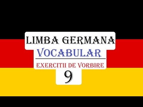 Invata Germana | VOCABULAR - Exercitii de vorbire | Lectia 9
